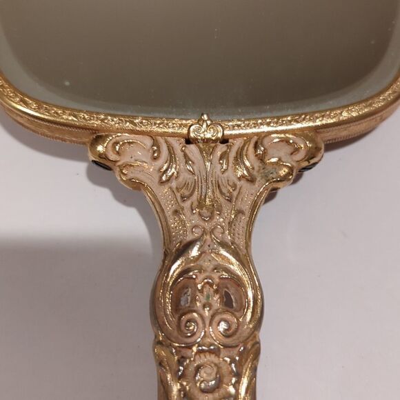 Antique Hand Mirror and Antique Comb - Picture 5 of 8